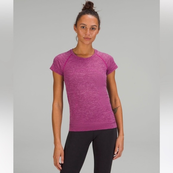 lululemon athletica Tops - LULULEMON SWIFTLY TECH SHORT SLEEVE SHIRT 2.0 Wee Are From Space Sonic Pink 6